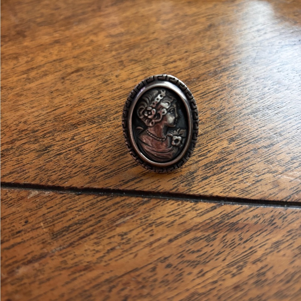 Sterling Silver Cameo Ring